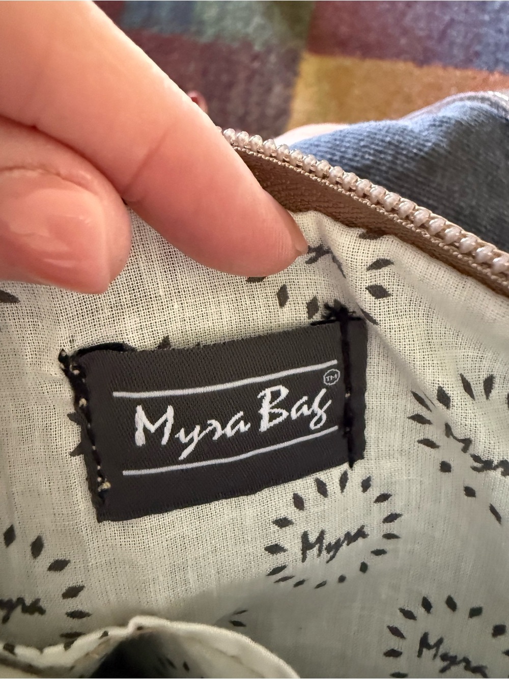 Myra Bag Black & White Boho Paisley Convertible Crossbody Wristlet